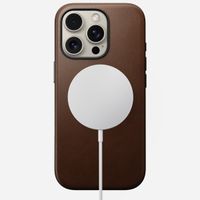 Nomad Coque Modern Leather avec MagSafe Apple iPhone 16 Pro - Marron