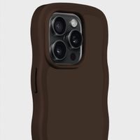 Holdit Coque Wavy Apple iPhone 15 Pro Max - Chocolate