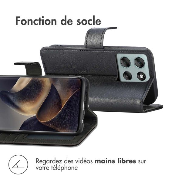imoshion Étui de télephone portefeuille Motorola Moto G86 Power - Noir
