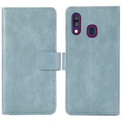 imoshion Étui de télephone portefeuille de luxe Samsung Galaxy A40 - Bleu clair