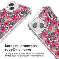 imoshion Coque Design avec cordon Apple iPhone 13 - Flower Water