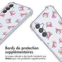 imoshion Coque Design avec cordon Samsung Galaxy A15 (5G/4G) - Crab Watercolor