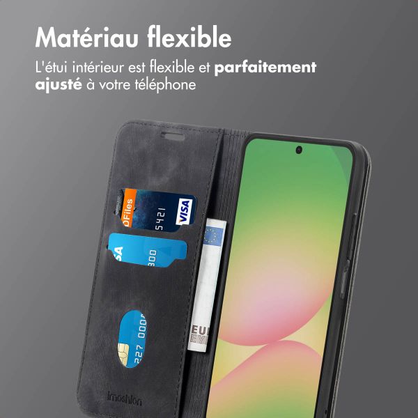 imoshion Étui de téléphone portefeuille Slim Samsung Galaxy A56 - Noir