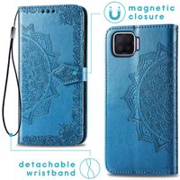 imoshion Etui de téléphone Mandala Oppo A73 (5G) - Turquoise