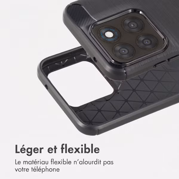 imoshion Coque Brushed Motorola Moto G77 - Noir