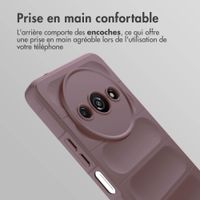 imoshion Coque arrière EasyGrip Xiaomi Redmi A3 - Aubergine