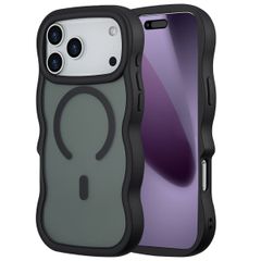 Selencia Coque arrière Wavy avec MagSafe Apple iPhone 17 Pro Max - Noir