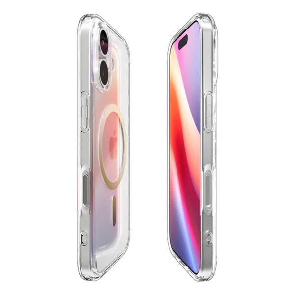 Spigen Coque Ultra Hybrid MagSafe Apple iPhone 17 - Clear Gold