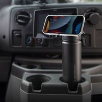 Scosche MagicMount Flask - Support téléphone - Gourde isotherme 650ML - MagSafe - Noir