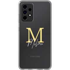 Coque avec votre propre photo et/ou texte Samsung Galaxy A52(s) (5G/4G) - Letter
