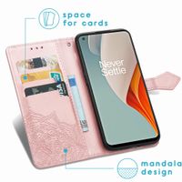 imoshion Etui de téléphone portefeuille Mandala OnePlus Nord N100