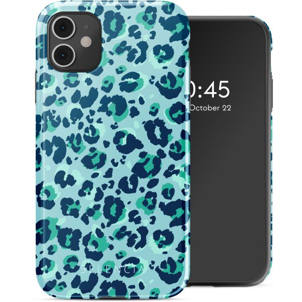 Selencia Coque arrière Vivid Tough iPhone 11 - Wild Spots Light Blue