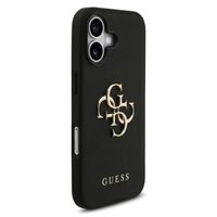Guess Coque Big 4G Logo Grained Apple iPhone 17 - Noir