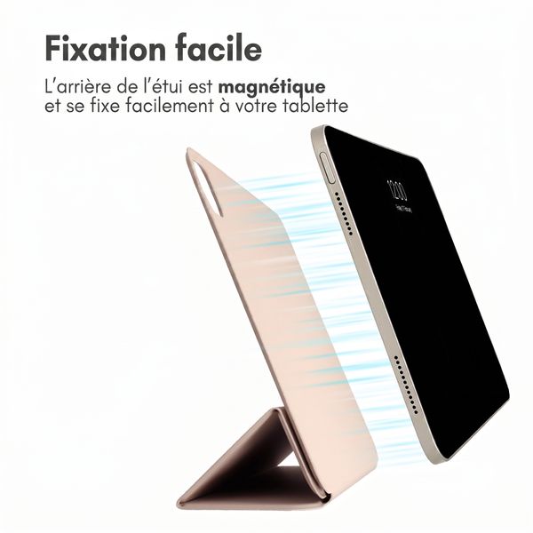 imoshion Magnetic etui de téléphone portefeuille Apple iPad Pro 11 (2025) M5 / (2024) M4 - Beige