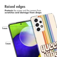 imoshion Coque Design Samsung Galaxy A53 - Rainbow Queer vibes