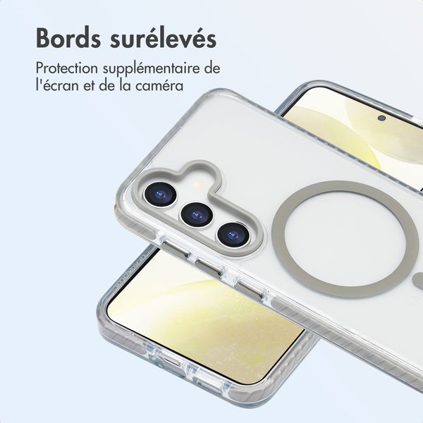 imoshion Coque Combat MagSafe Samsung Galaxy S24 - Gris