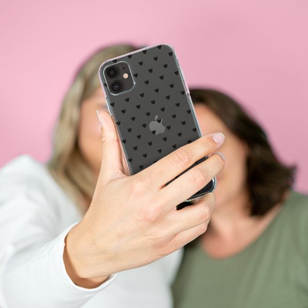 imoshion Coque Design iPhone 11 - Hearts All Over Black