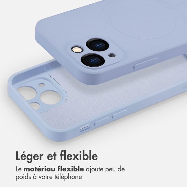 imoshion Coque Couleur avec MagSafe Apple iPhone 13 Mini - Lila