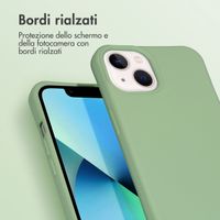 imoshion Coque de couleur avec cordon amovible Apple iPhone 13 - Vert