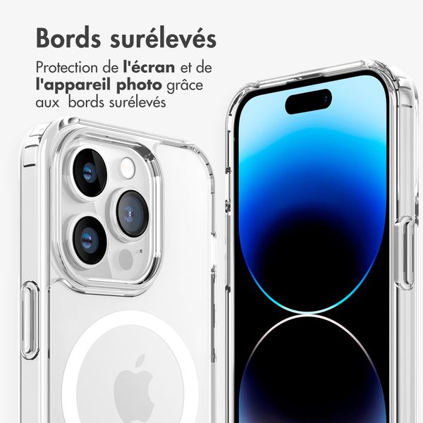 imoshion Coque MagSafe avec cordon amovible Apple iPhone 14 Pro - Transparent