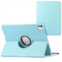 imoshion Coque tablette rotatif à 360° Apple iPad Air 11 pouces (2025) M3 / (2024) M2 / Air 5 (2022) / Air 4 (2020) / Pro 11 (2018/2020) - Bleu clair