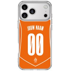 Crée ta propre coque arrière transparente Nederlands Elftal Apple iPhone 17 Pro Max - Équipe nationale néerlandaise '04