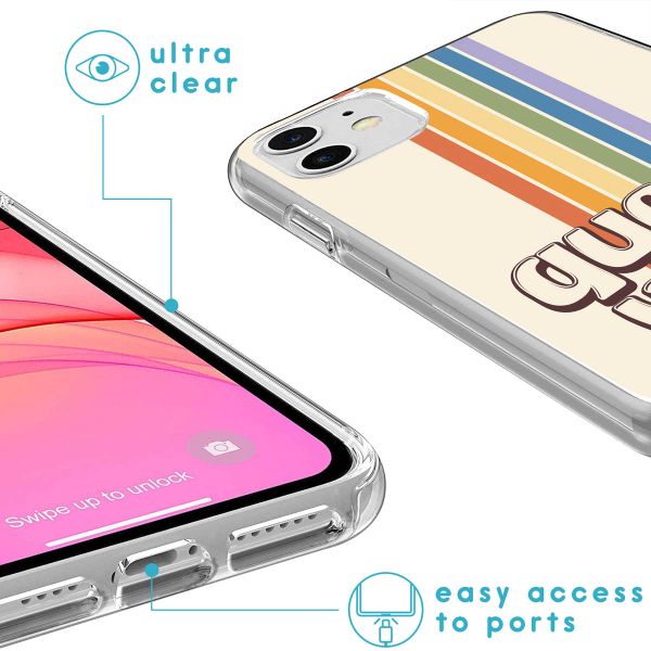 imoshion Coque Design iPhone 11 - Rainbow Queer vibes