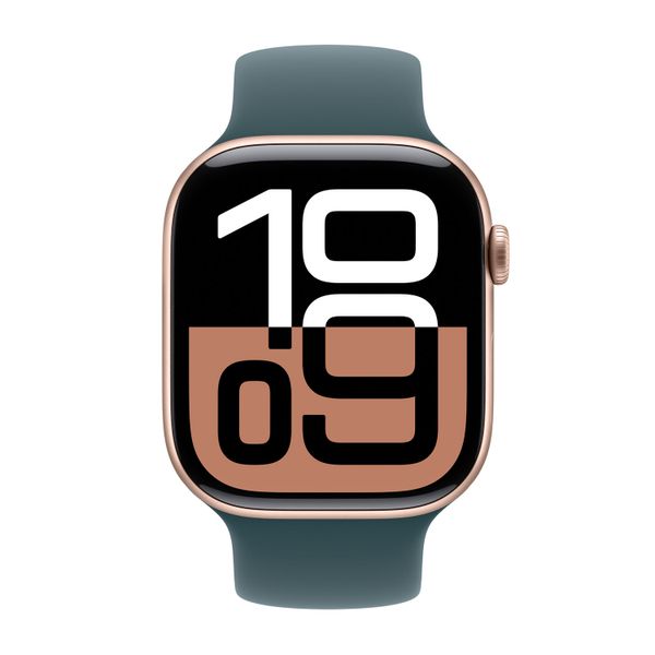 Apple Bracelet Sport Apple Watch Series 1 - 9 / SE (38/40/41 mm) | Series 10 / 11 (42 mm) - Taille S/M - Lake Green