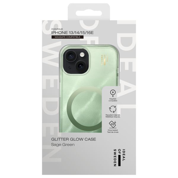 iDeal of Sweden Coque Clear MagSafe Apple iPhone 17e / 16e / 15 / 14 / 13 - Sage Green
