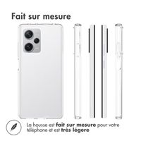 Accezz Coque Clear Xiaomi Redmi Note 12 Pro Plus - Transparent