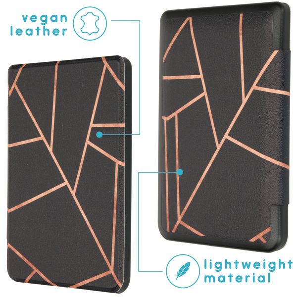 imoshion ﻿Design Slim Hard Sleepcover Tolino Page 2 -Black Graphic