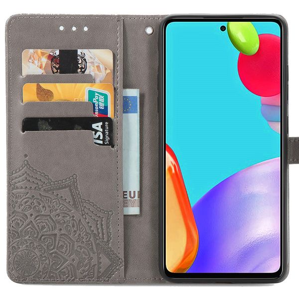 imoshion Etui de télephone Mandala Samsung Galaxy A52(s) (5G/4G) - Gris