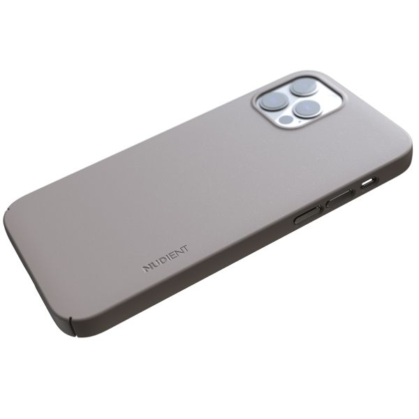 Nudient Coque Thin iPhone 12 (Pro) - Clay Beige