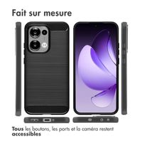 imoshion Coque Brushed Oppo Reno 13 - Noir