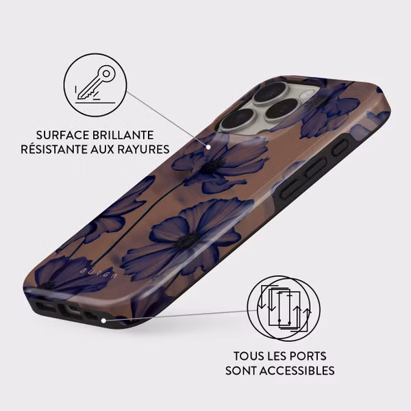 Burga Coque Tough MagSafe Apple iPhone 16 Pro Max - Velvet Night