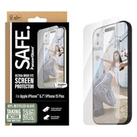 SAFE by PanzerGlass Protection d'écran Ultra-Wide Fit Apple iPhone 16 Plus / 15 Plus