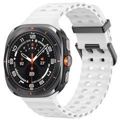 imoshion Bracelet Ocean en silicone Samsung Galaxy Watch Ultra (2024/2025) - Blanc