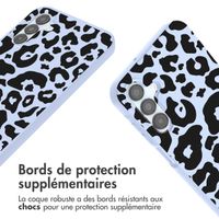 imoshion Coque design en silicone avec cordon Samsung Galaxy A15 (5G/4G) - Animal Lila