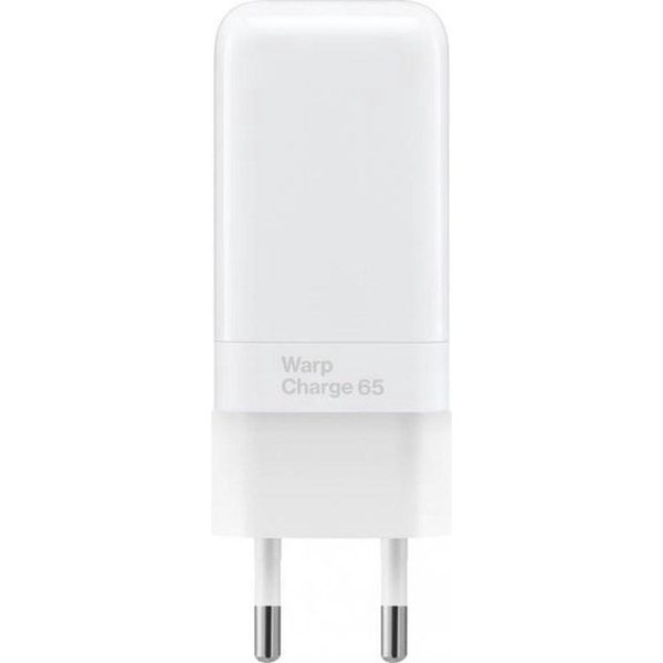 OnePlus Warp Charge USB-C Power Adaptor - 65W - Blanc