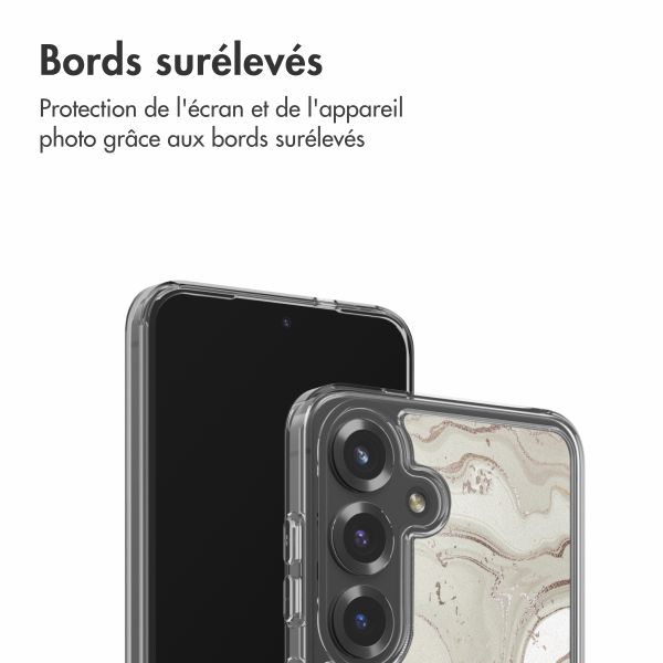 imoshion Coque Design Samsung Galaxy S25 - Sandy Marble