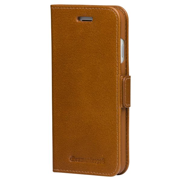 dbramante1928 Étui de téléphone portefeuille Apple iPhone SE (2022 / 2020) / 8 / 7 - Brun