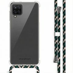 imoshion Coque avec dragonne Samsung Galaxy A12 - Green Multi Color