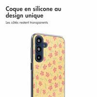 imoshion Coque design pour Samsung Galaxy A16 - Sunny Yellow Petite Flowers