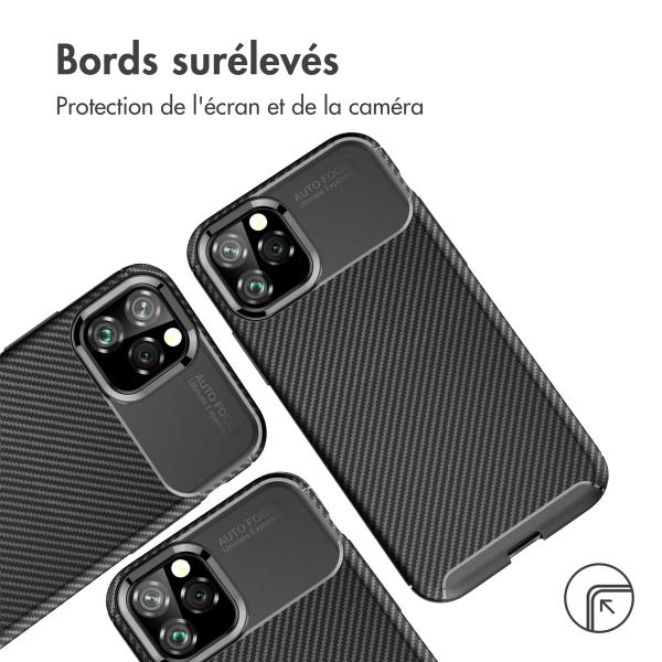 imoshion Coque silicone Carbon iPhone 11 Pro - Noir