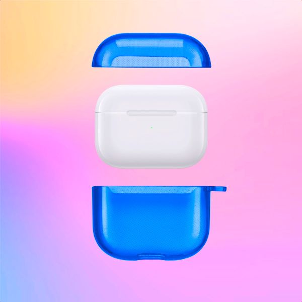 imoshion Coque Néon Apple AirPods 4 - Bleu Cobalt