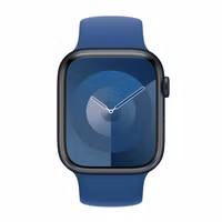 Apple Bracelet Boucle unique en Silicone Apple Watch Series 1 - 11 / SE / Ultra (44/45/46/49 mm) - Taille 7 - Blue Ocean