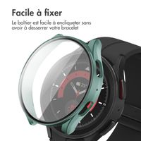imoshion Coque rigide à couverture complète Samsung Galaxy Watch 5 - 40 mm - Vert foncé