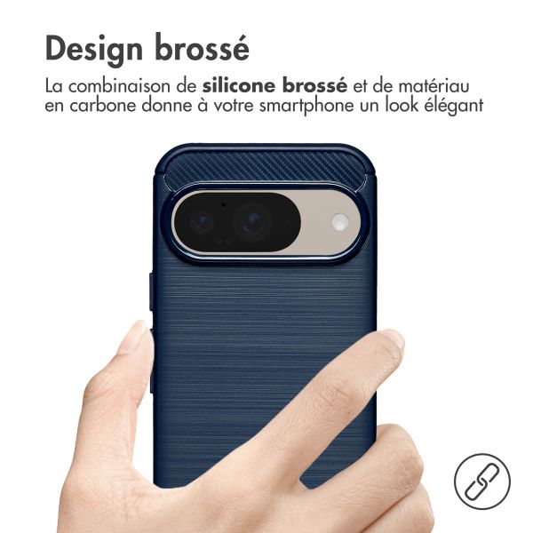 imoshion Coque Brushed Google Pixel 10 - Bleu foncé