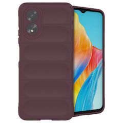 imoshion Coque arrière EasyGrip Oppo A18 / Oppo A38 - Aubergine