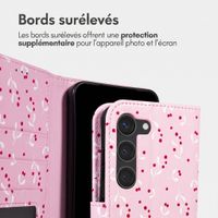 imoshion Étui de télephone portefeuille Design Samsung Galaxy S23 - Blush Berries